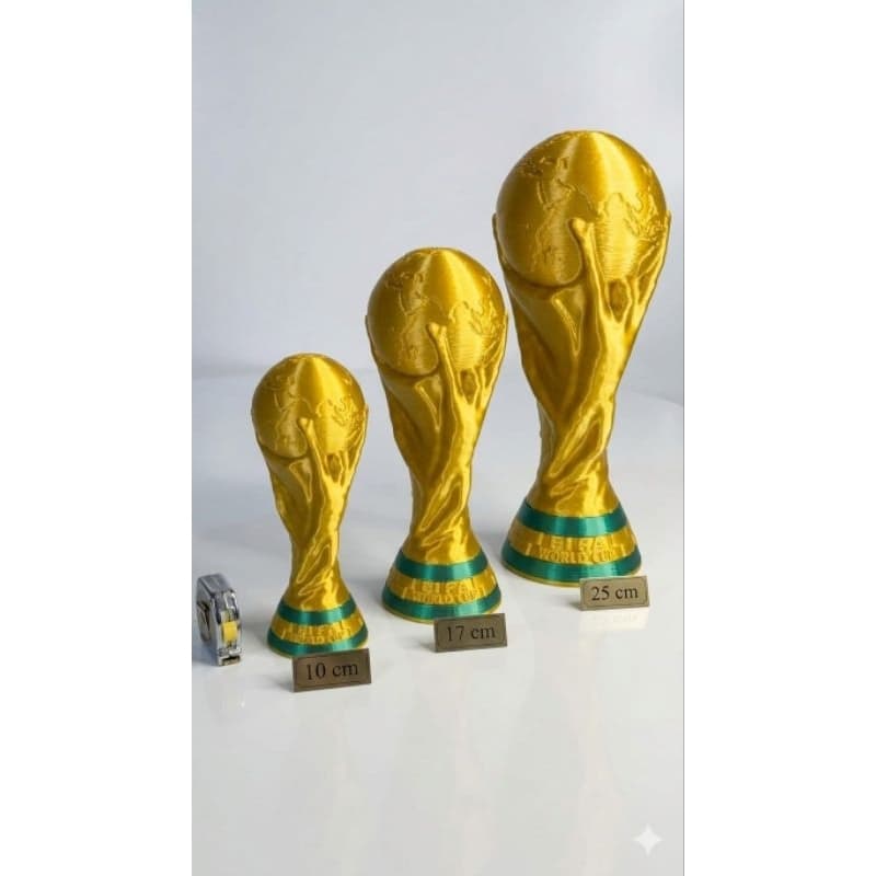 Réplica Taça copa do mu do FIFA | Vários Tamanhos | Impressão 3D | Brindes| Decoração | Presentes