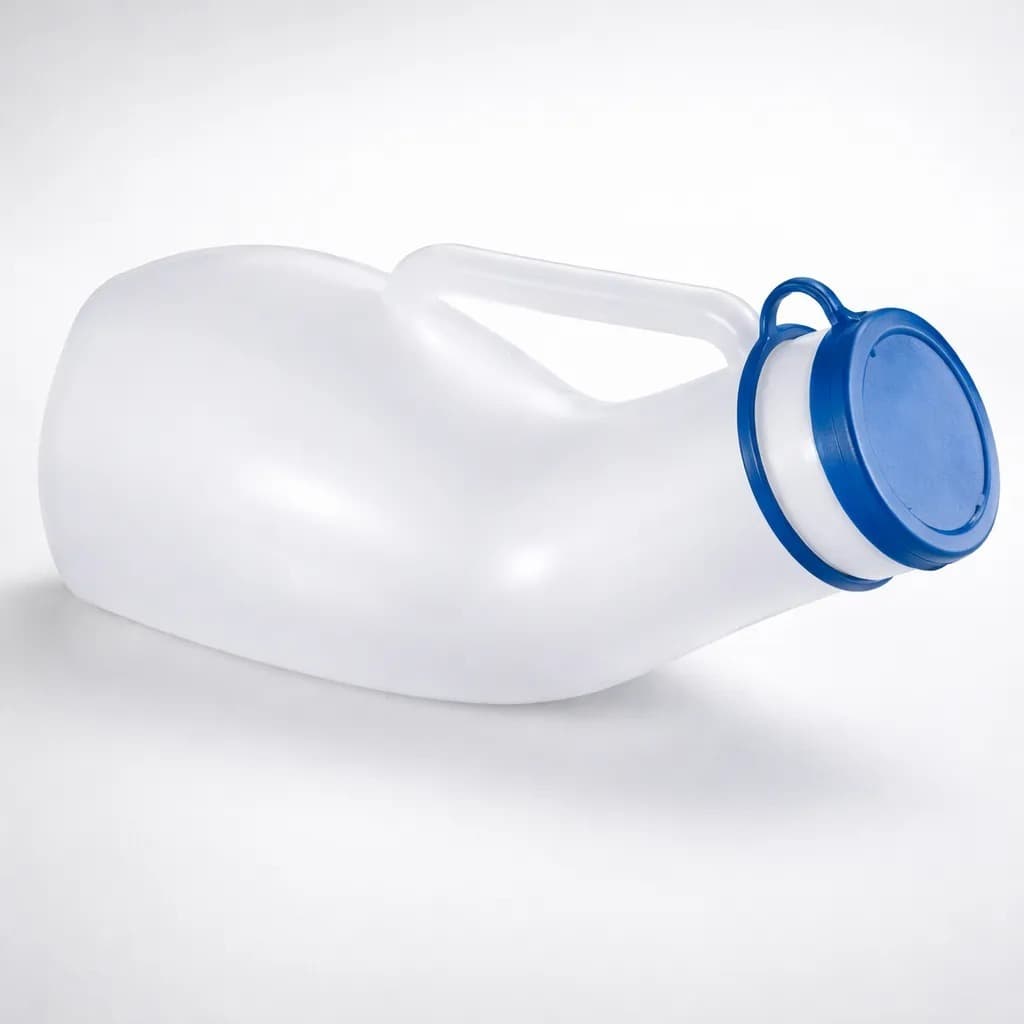 Papagaio Coletor Urina 1,4 Litro Masculino C/tampa Plastico Cellpus