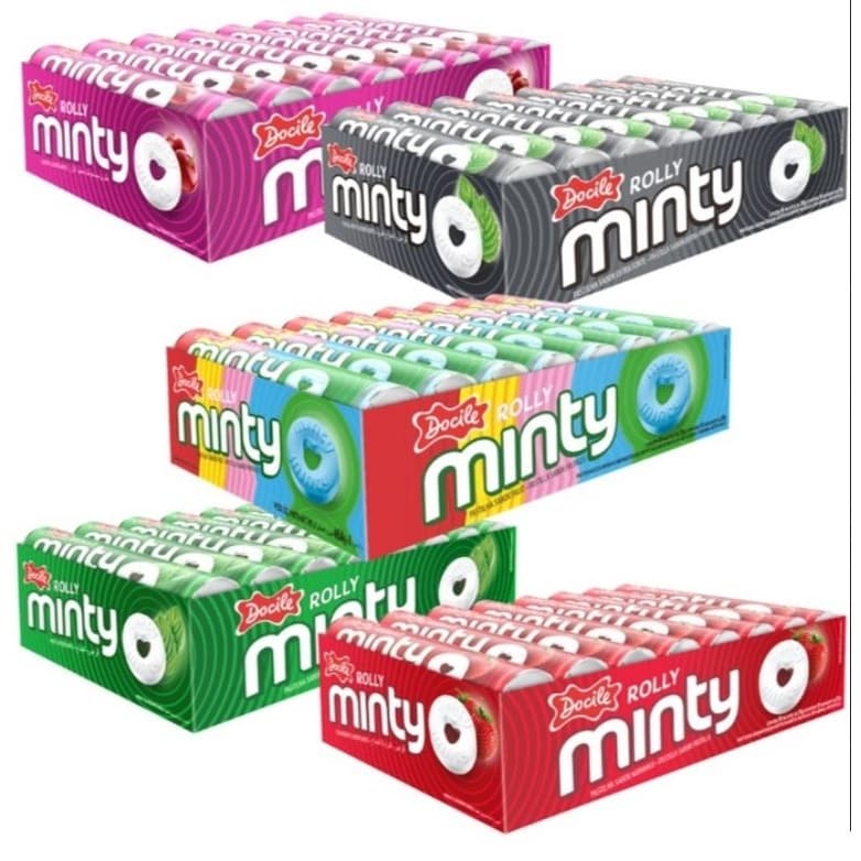 DOCILE PASTILHA ROLLY MENTA 12X29G