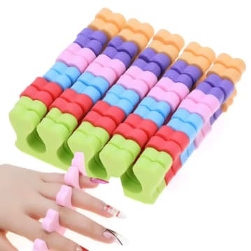 4 Unidades Separador de dedos Em Eva Manicure Pedicure