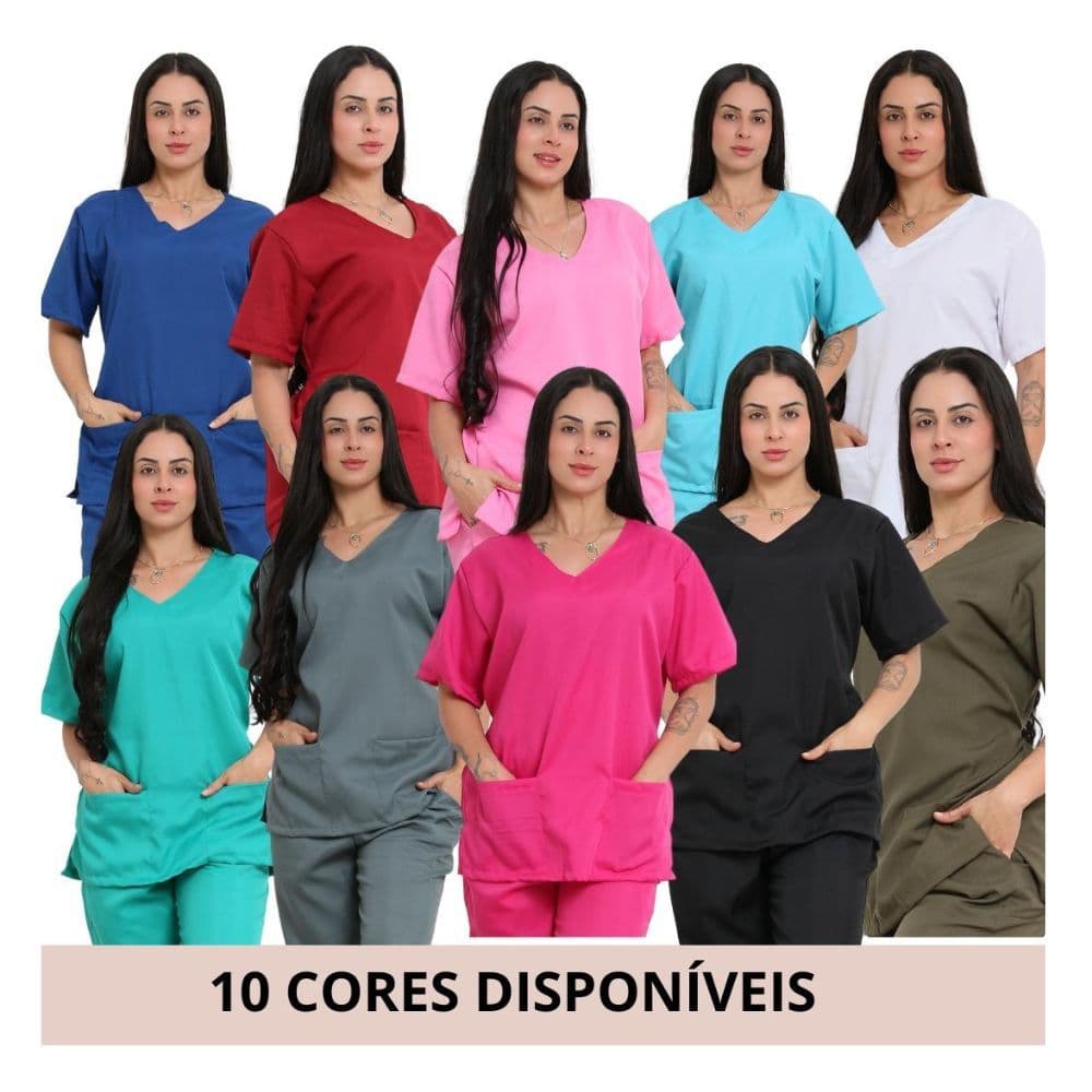 Conjunto Pijama Hospitalar Scrub Cirúrgico feminino Preço de Fabrica