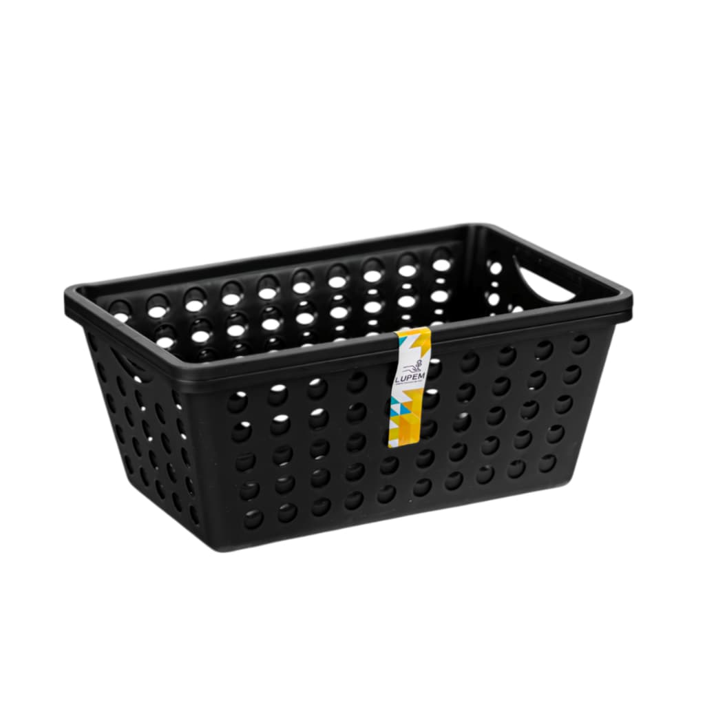 KIT Cestos Organizadores Multiuso 4,3 Litros Grande Color