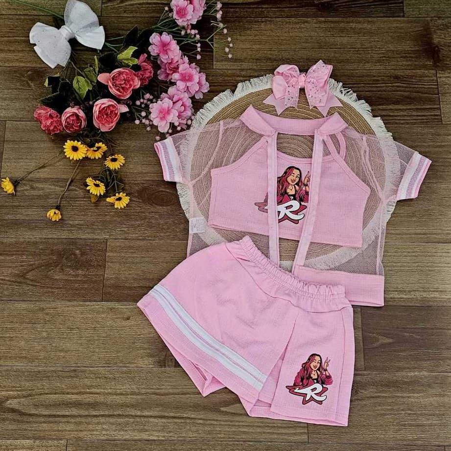 Conjunto infantil Tuli Glitter Emilly vick - moda feminina - moda infantil