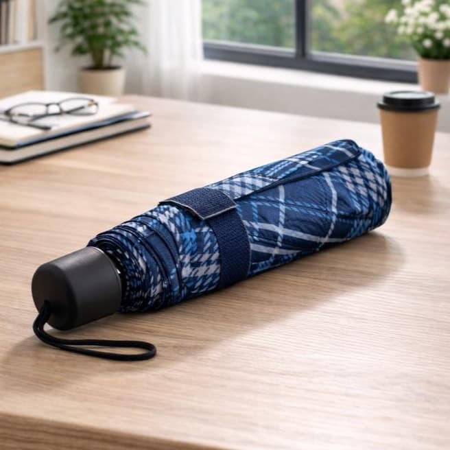 Guarda-Chuva Dobrável Estampado azul