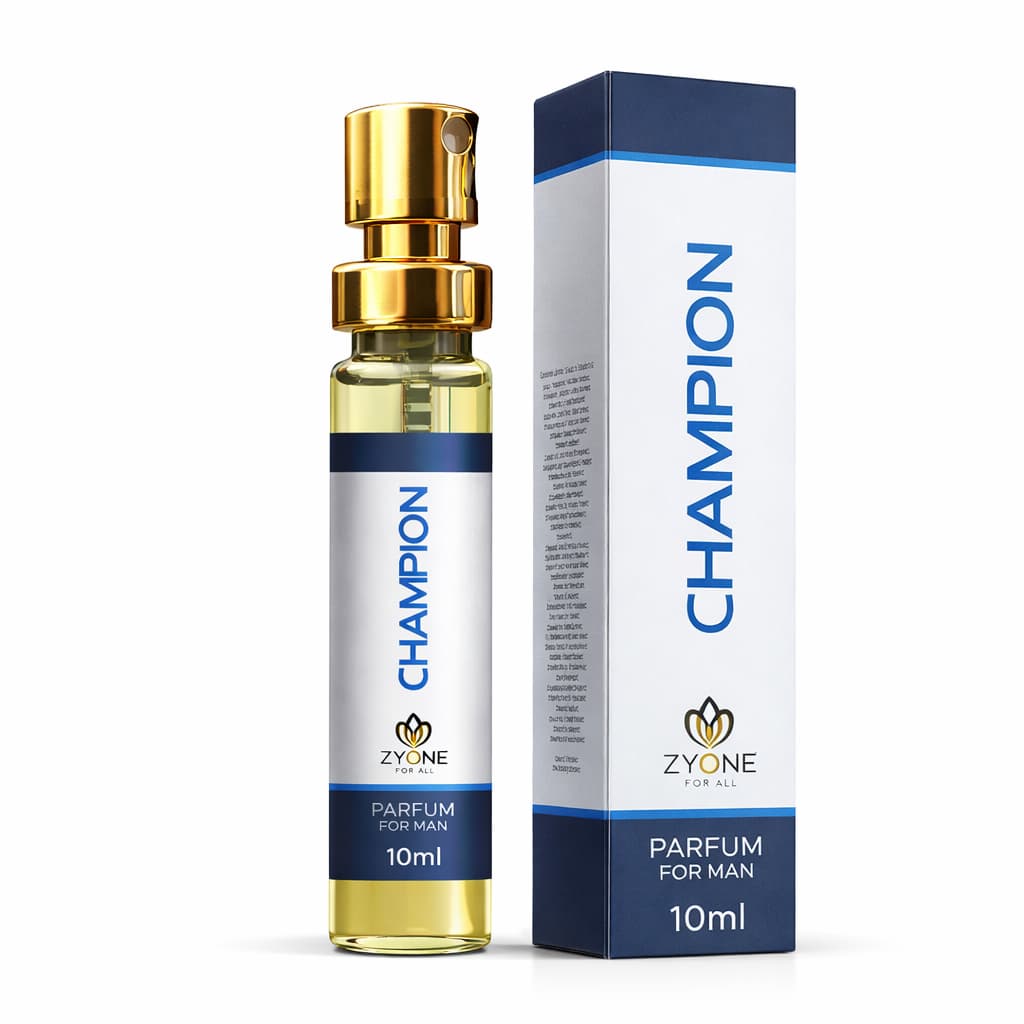Perfume Masculino Champion Zyone 10ml – Fragrância Marcante e Elegante | Alta Fixação | Perfume Masculino