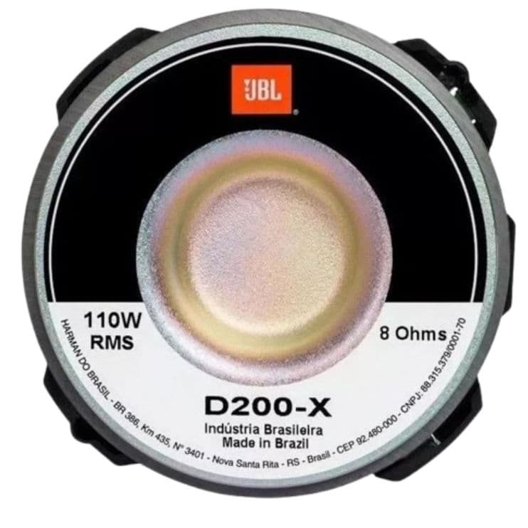 DRIVER FENÓLICO JBL110W RMS D200-X 8 OHMS ORIGINAL