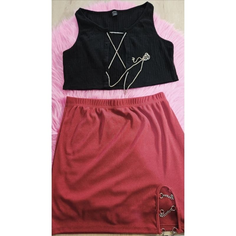 BRECHÓ/BAZAR Peças Femininas SHEIN e SHEIN CURVE - TAMANHOS G e GG - Saia Cropped Blazer Vestidos