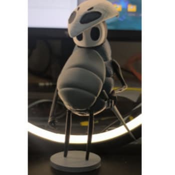 Boneco Decorativo com Base Hollow Knight Personagens Colecionável Geek