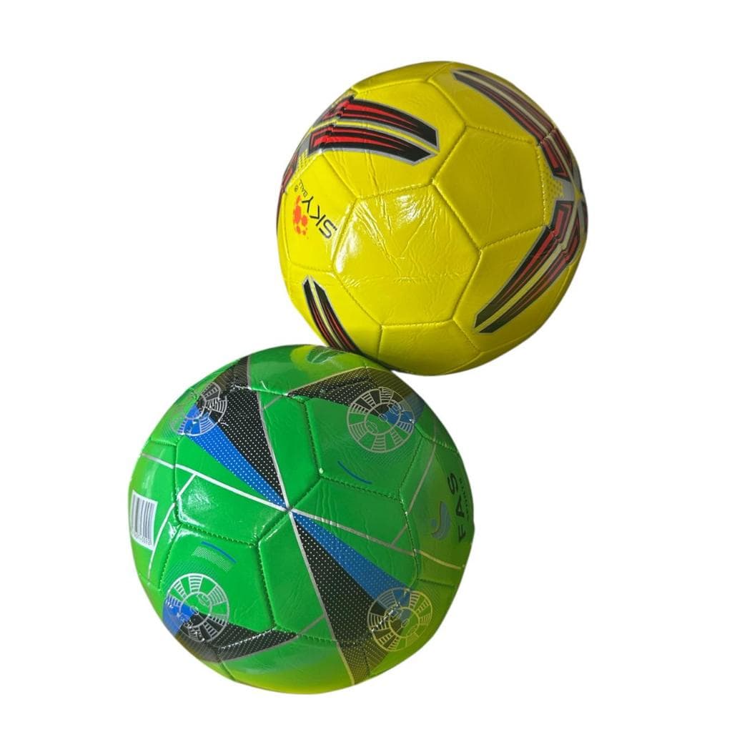 Bola de Futebol Colorida Nº5 Infantil Treino Recreação Escola Resistente Couro Sintetico Proficional