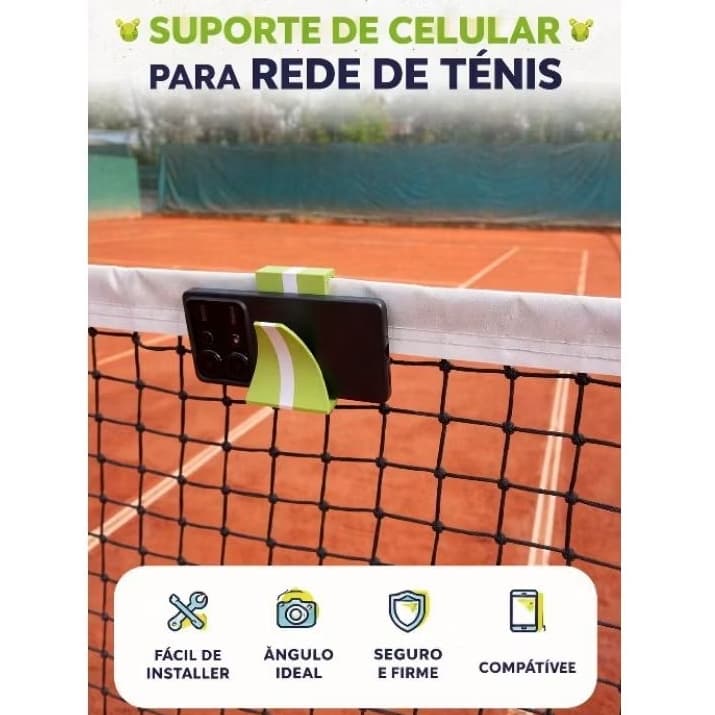 Suporte Para Celular Para Tênis Vôlei Fut Vôlei Gravação de Partida
