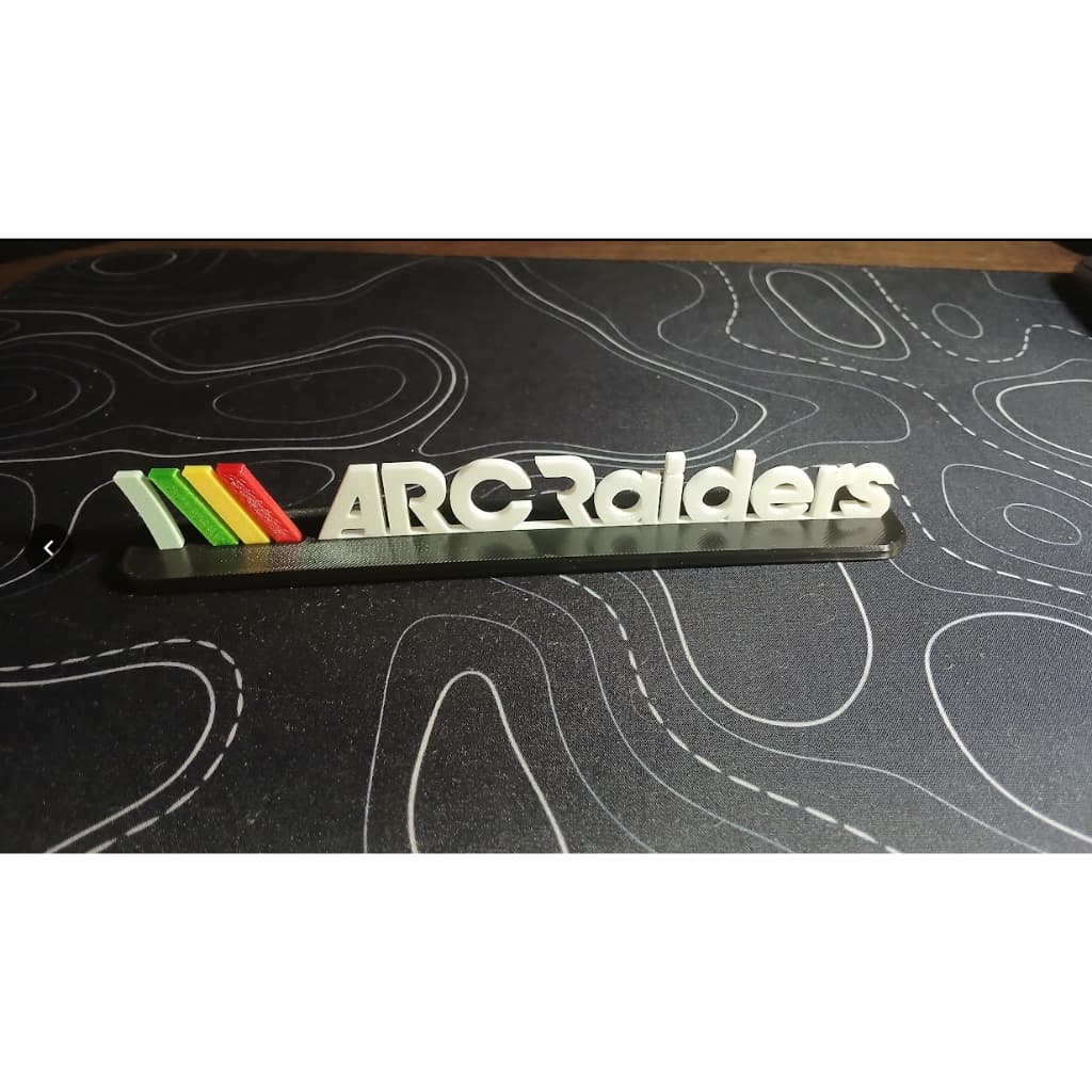 Letreiro Gamer Placa Acessório Decorativo ARC Raiders + BRINDE