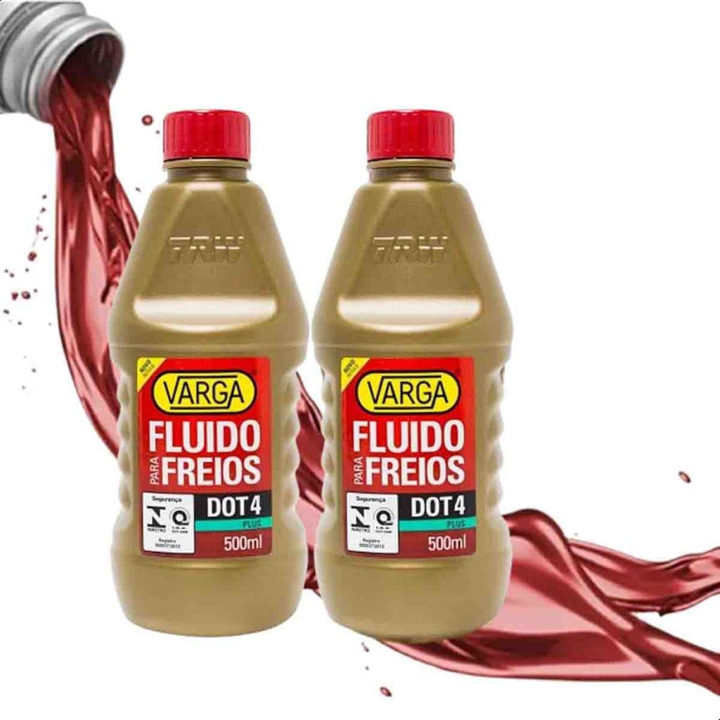Kit 2 Fluidos De Freio Bosch Varga DOT 4 500ml Original