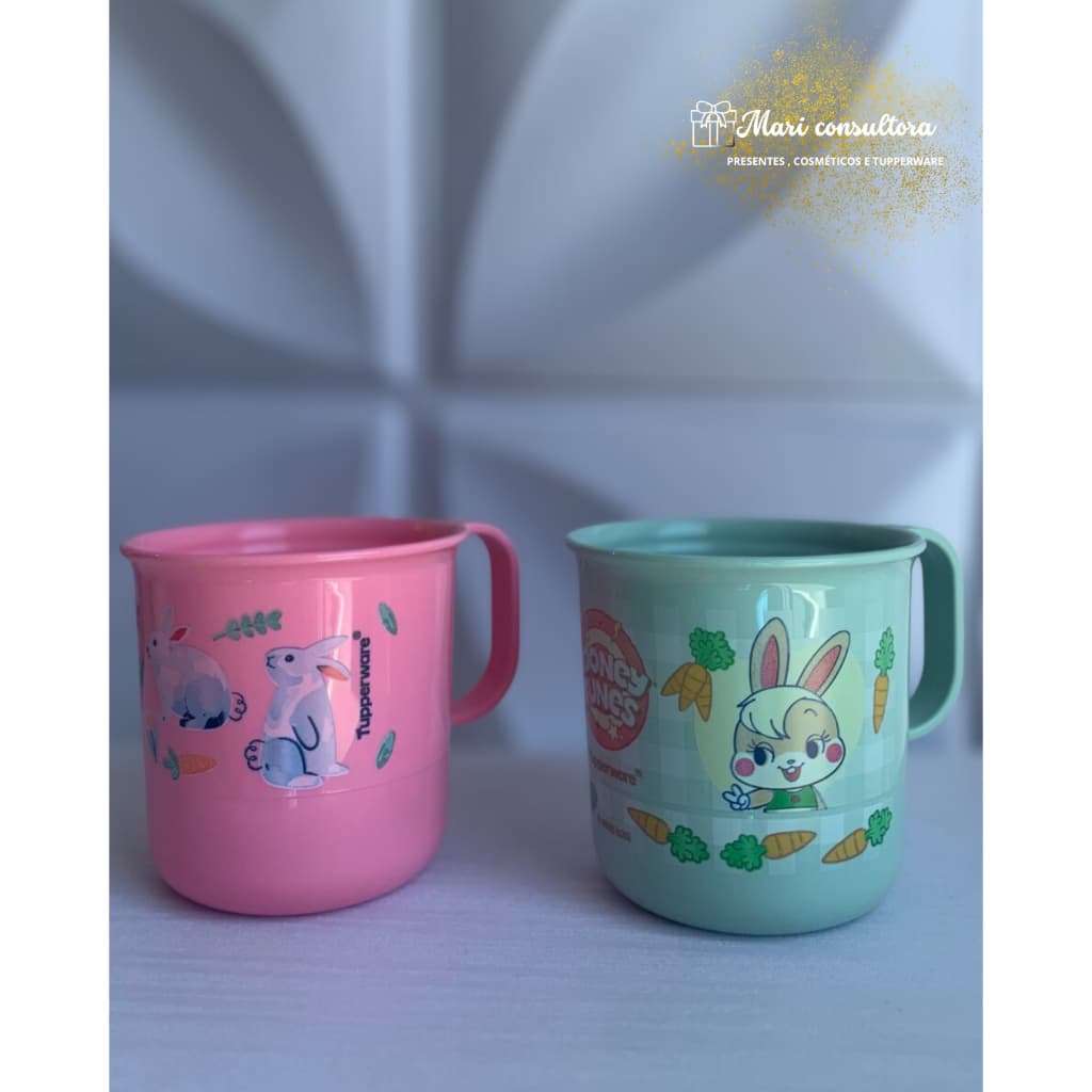 Caneca 350 ml Sonhos de Coelhinho TUPPERWARE