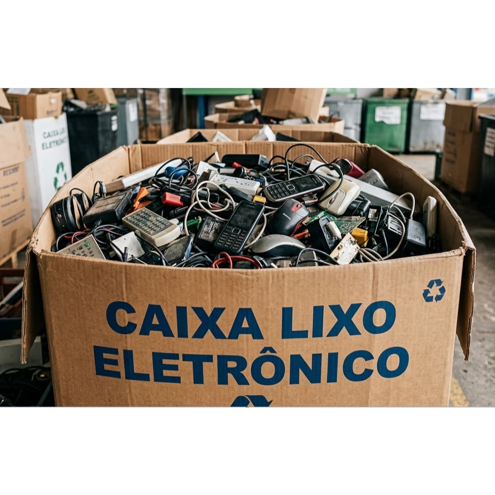 Caixa lixo eletrônico 5kg