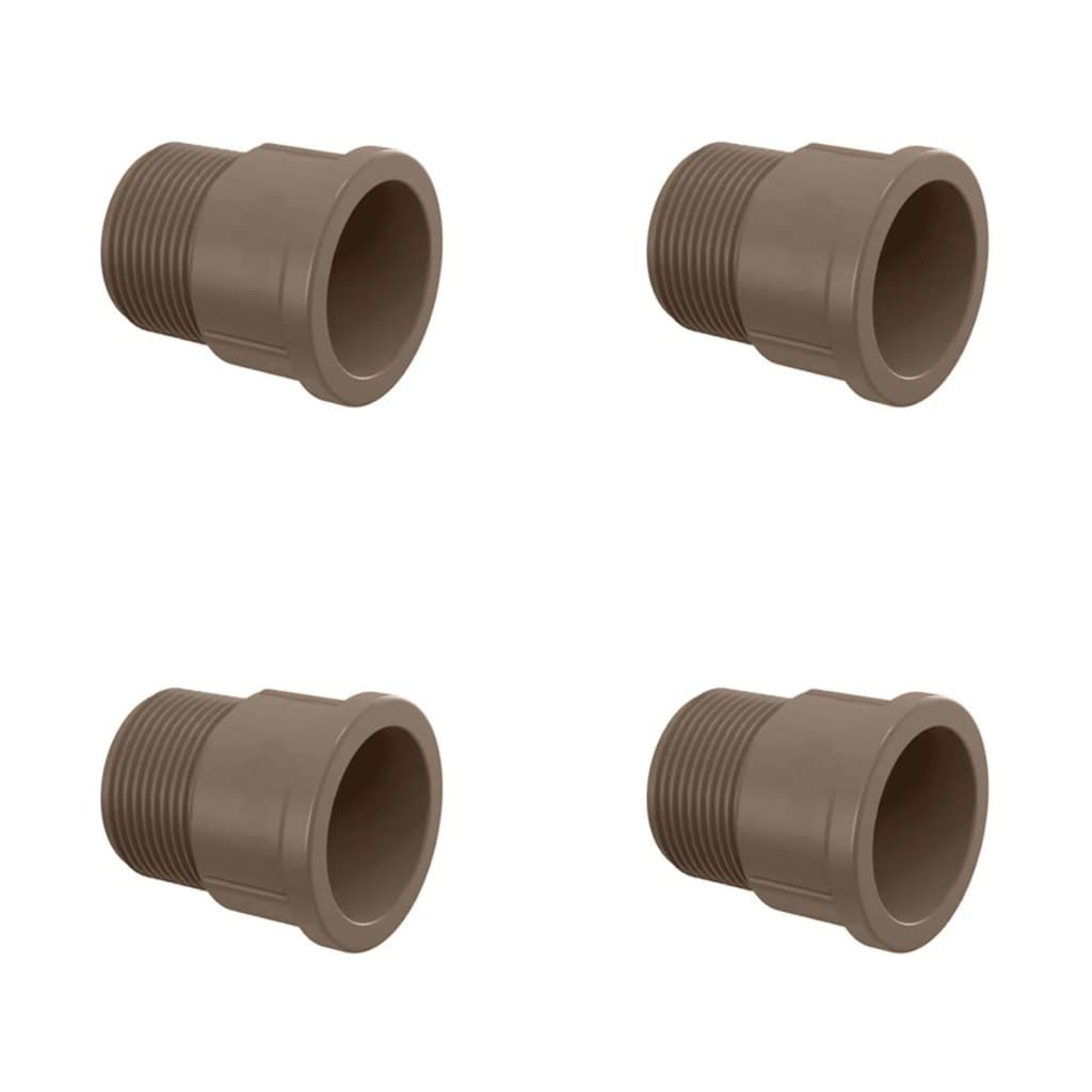 4 x Adaptador 50x1.1/2'' Curto Bolsa Rosca