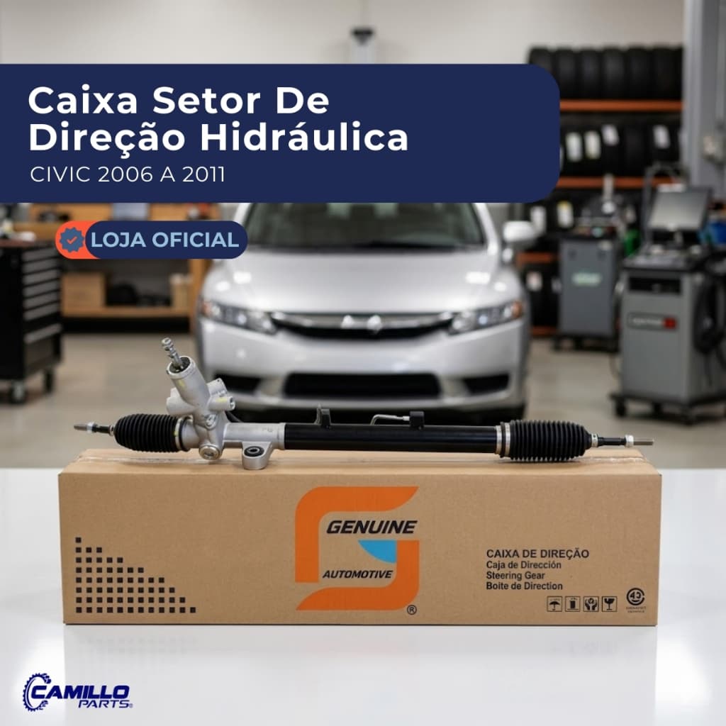 Caixa Setor Direção Hidráulica Honda Civic 2006 a 2012 Genuine Automotive