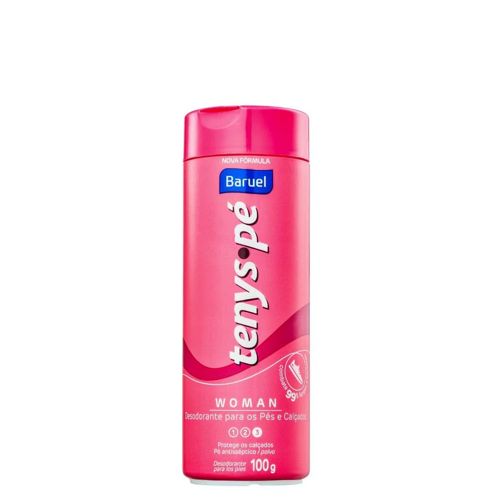 Desodorante para os pés e calçadosTenys pé feminino 100g / Baruel