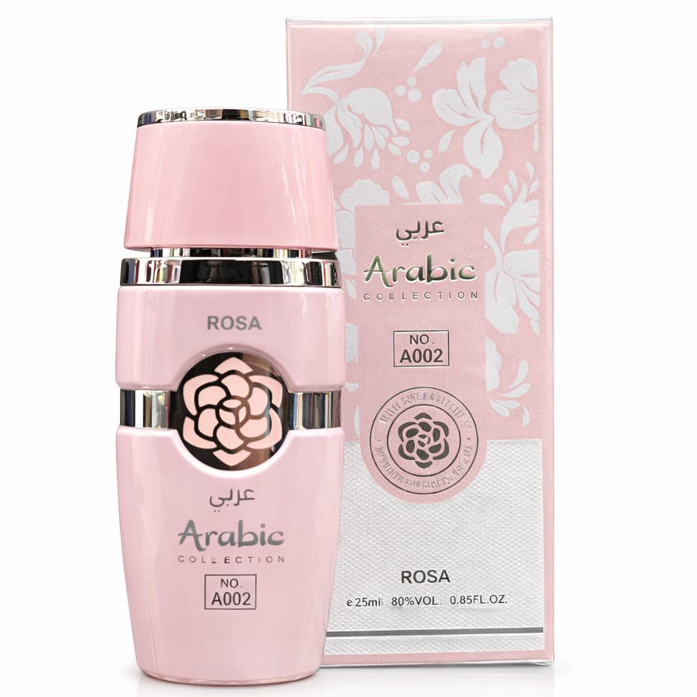 Perfume Árabe Arabic Collection Rosa Yara A002 Feminino Miniatura 25ml