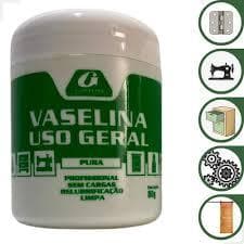 VASELINA SÓLIDA GARIN 80G PASTA BRANCA PURA MULTIUSO