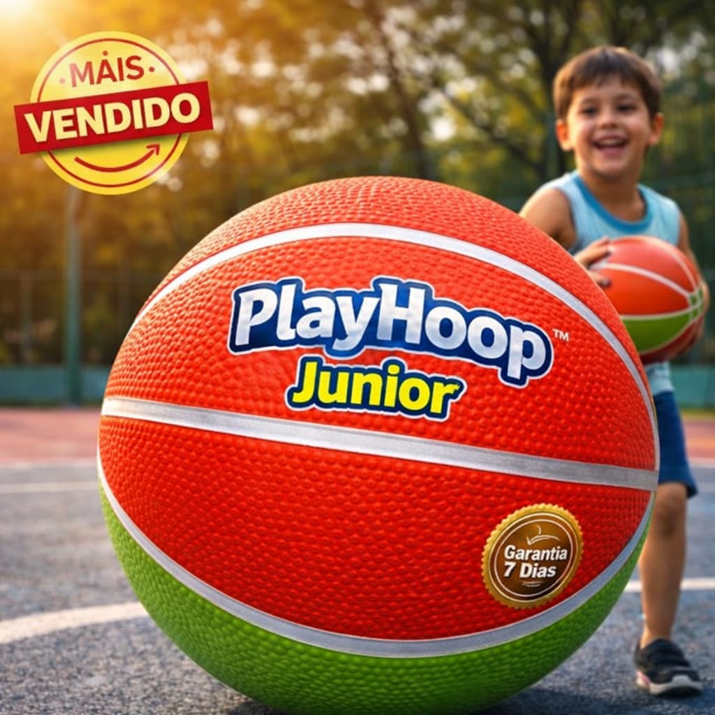 👉 Bola de Basquete Infantil Vinil Texturizada
