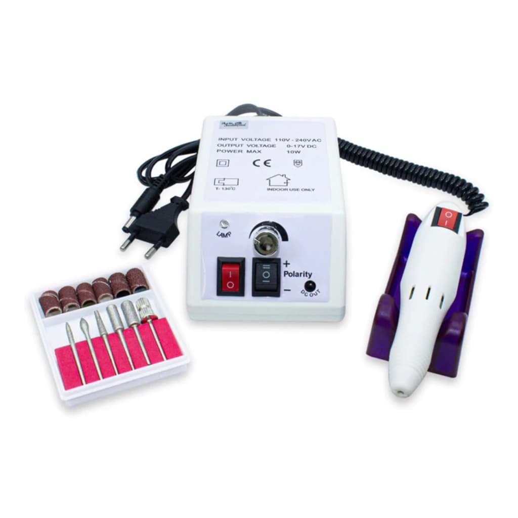 Lixadeira Lixa Motor Mercedes 2000 Rosa Profissional Manicure Unha Gel Acrigel Fibra