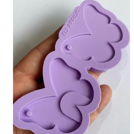 Molde de Silicone abridor de lata  Borboleta
