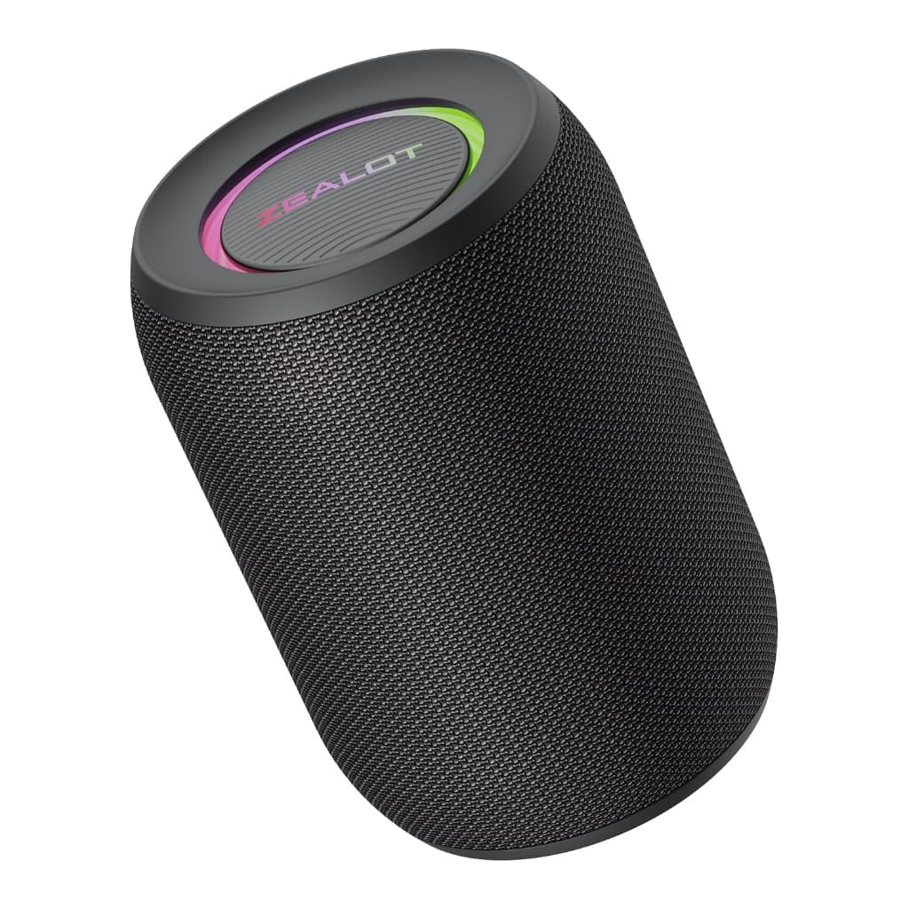 【Envio Imediato】Caixa de Som Bluetooth ZEALOT-S32 PRO Boombox 10W | RGB, IPX5, 3600mAh, Alça Anti-Perda, TWS, Bluetooth