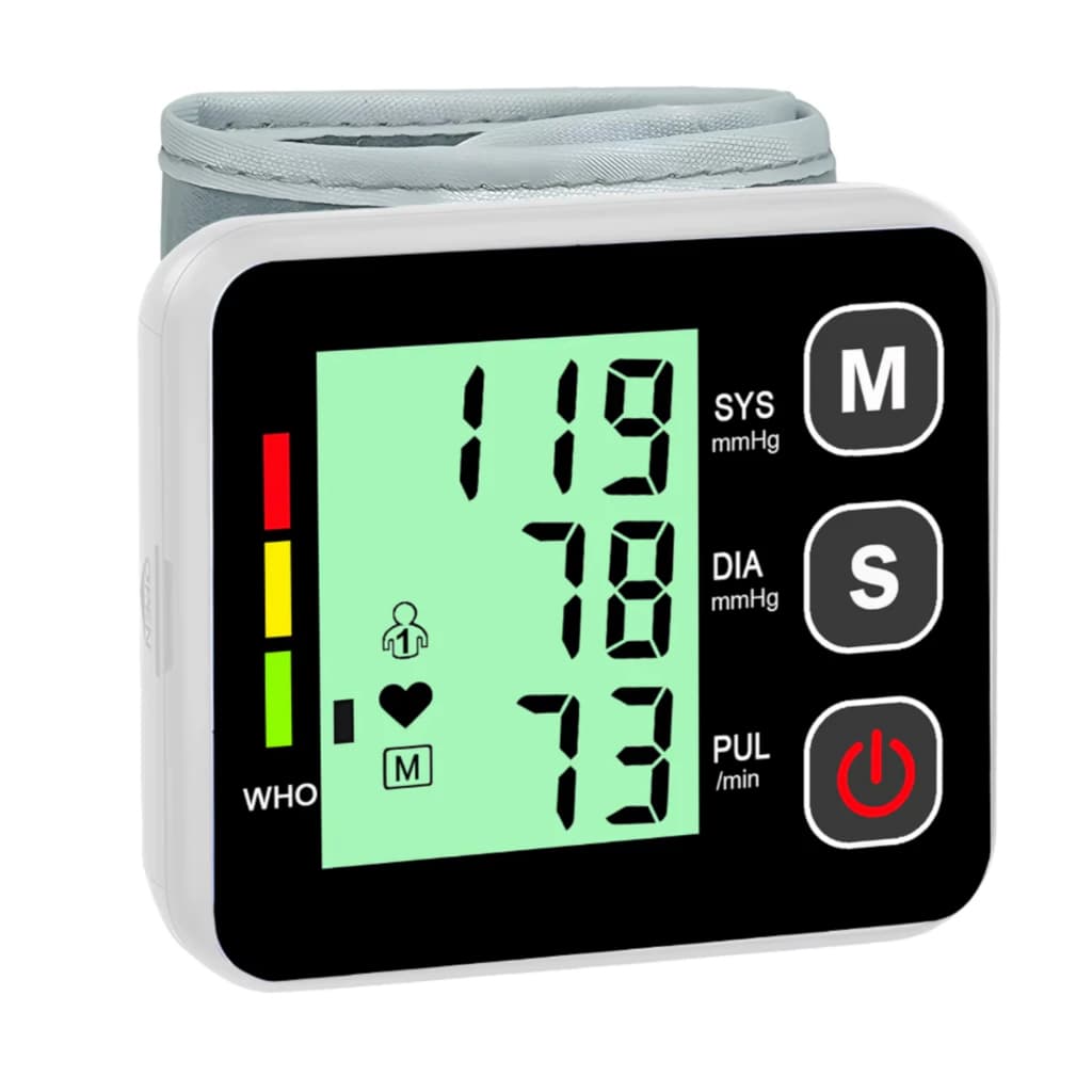 Medidor Pressão Digital De Pulso Com Voz Monitor Inteligente Aparelho De Pressão VIVA NÃO RECARREGAVEL