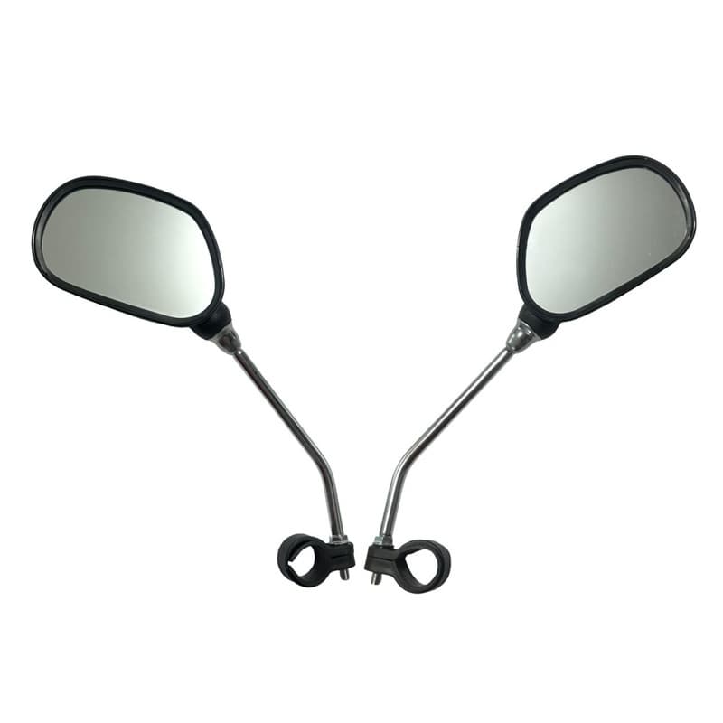 Par de Espelhos Bike  NIPARTE Retrovisor Cor Preto Para Bicicleta e Moto Ajustável.