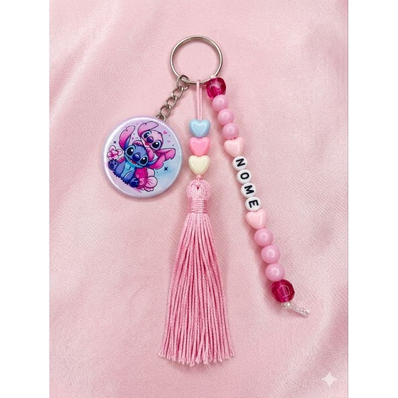 🎀 Chaveiro Minnie & Stitch Personalizado (Com ou Sem Boton)