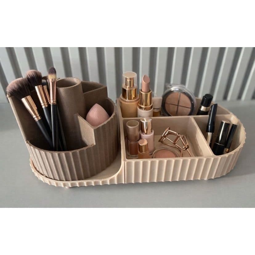 Organizador de Maquiagem Giratório 360° Porta Maquiagem Porta Cosméticos Organizador de Pincéis