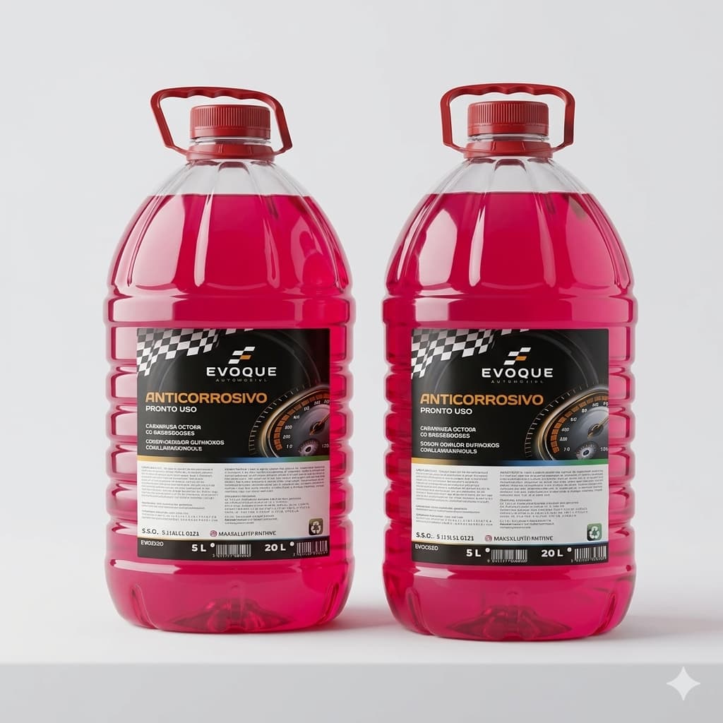 Kit 2 Galões Fluído Aditivo de Radiador Pronto para Uso Rosa