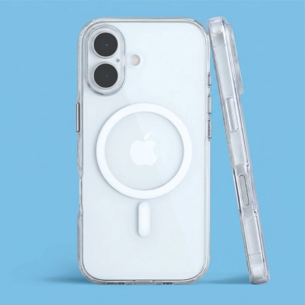 Capa Capinha Space iPhone 16 MagSafe Transparente Anti Impacto  Case Magnética Silicone Borda Reforçada