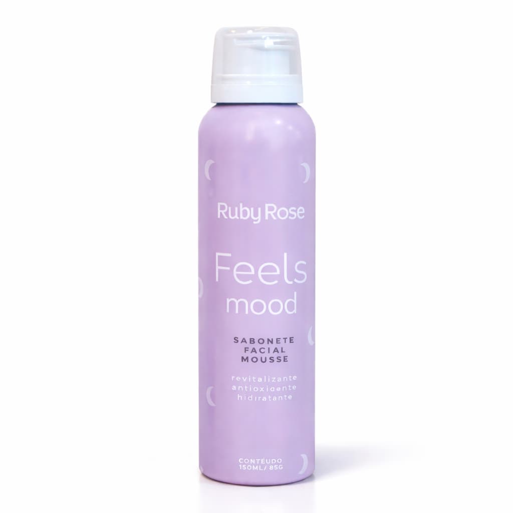 SABONETE FACIAL MOUSSE FEELS Mood 150ml Ruby Rose