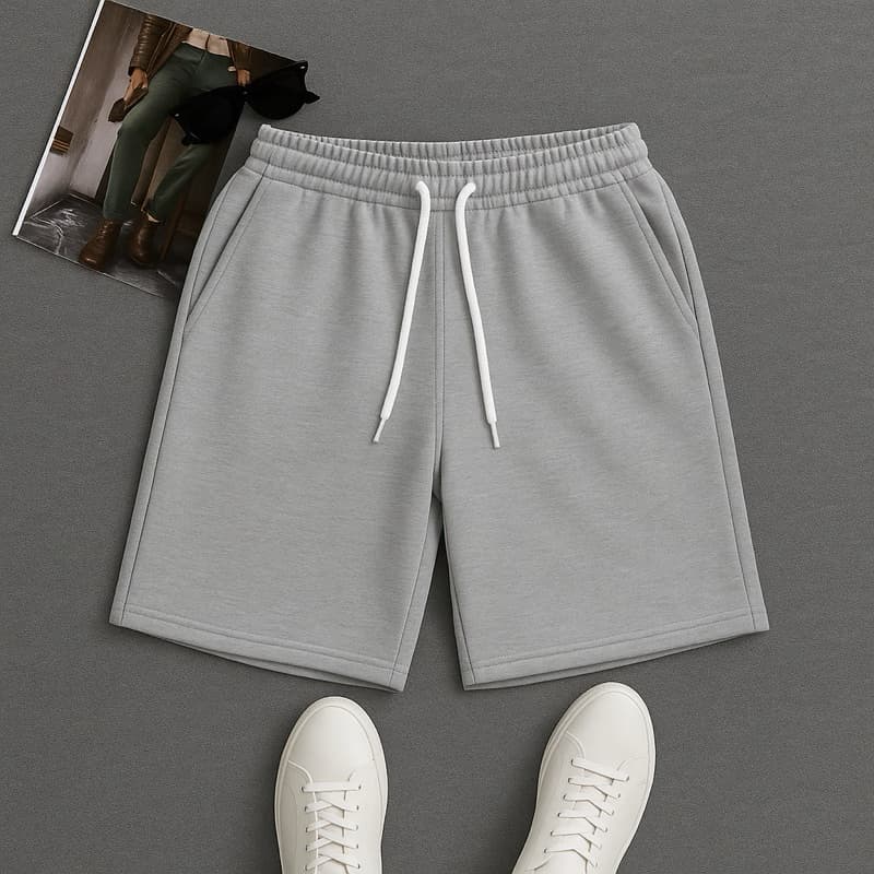 Short Moletom Academia Liso Varias Cores Verão Confortavel Premium Treino Treinar