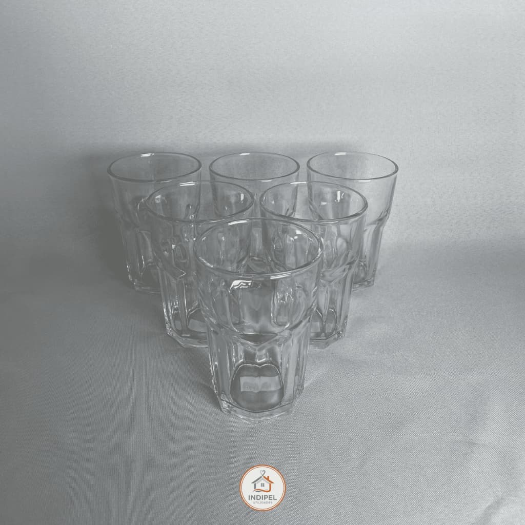 Jogo com 6/12/24 Copos de Vidro 410ml Bristol Nadir Figueiredo