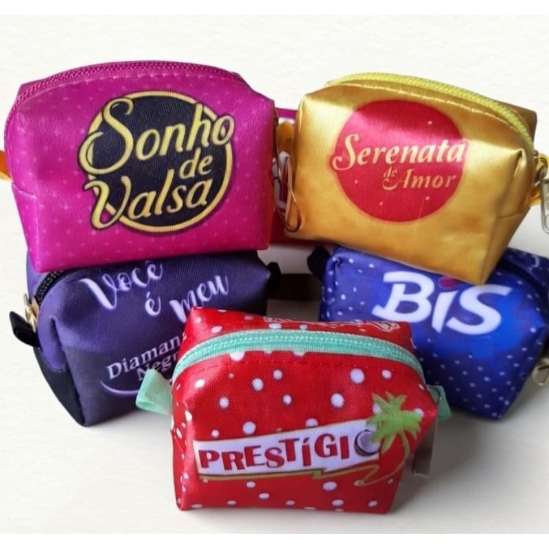 Porta moedas kit com 5 unidades porta carregador porta treco personalizado