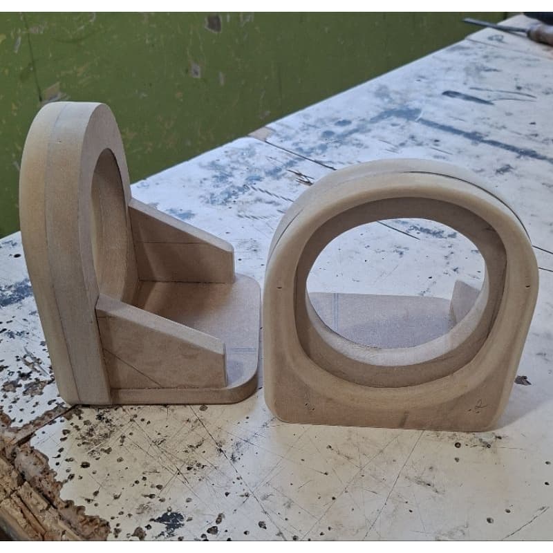 Par de bases moldurada para Tweeters st400, st450 e st500