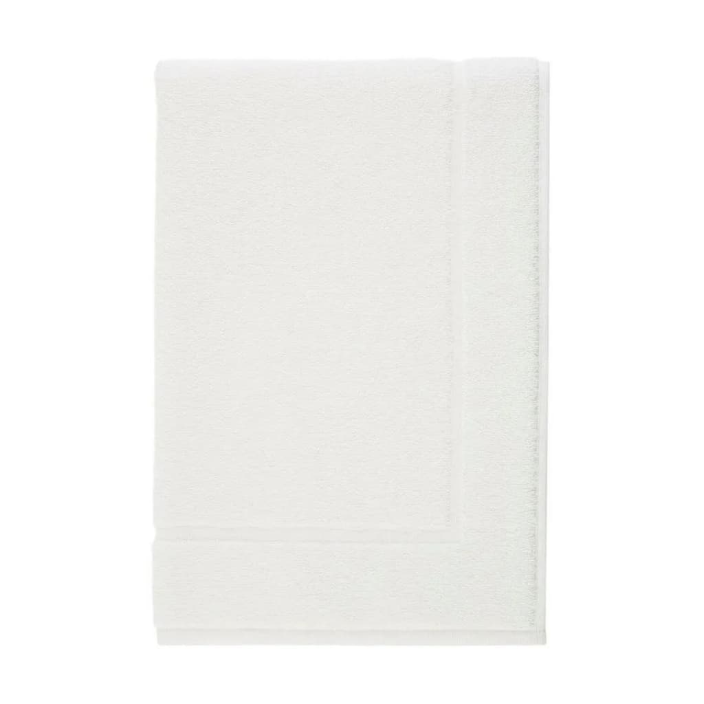Toalha de Piso Karsten Juliet 48x70 100% Algodão Felpuda Banheiro Branca 680g