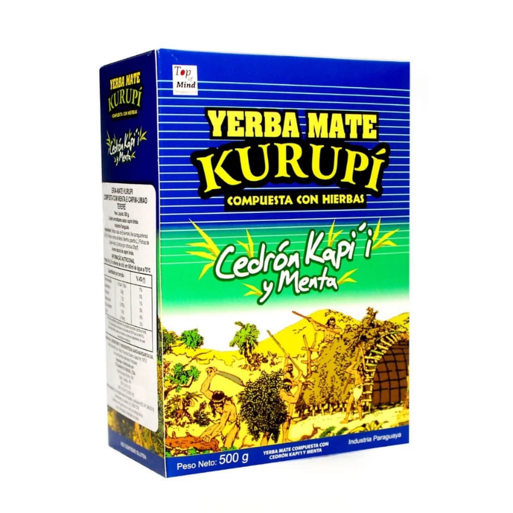 Erva Mate Tereré Kurupí Capim Limão e Menta 500g