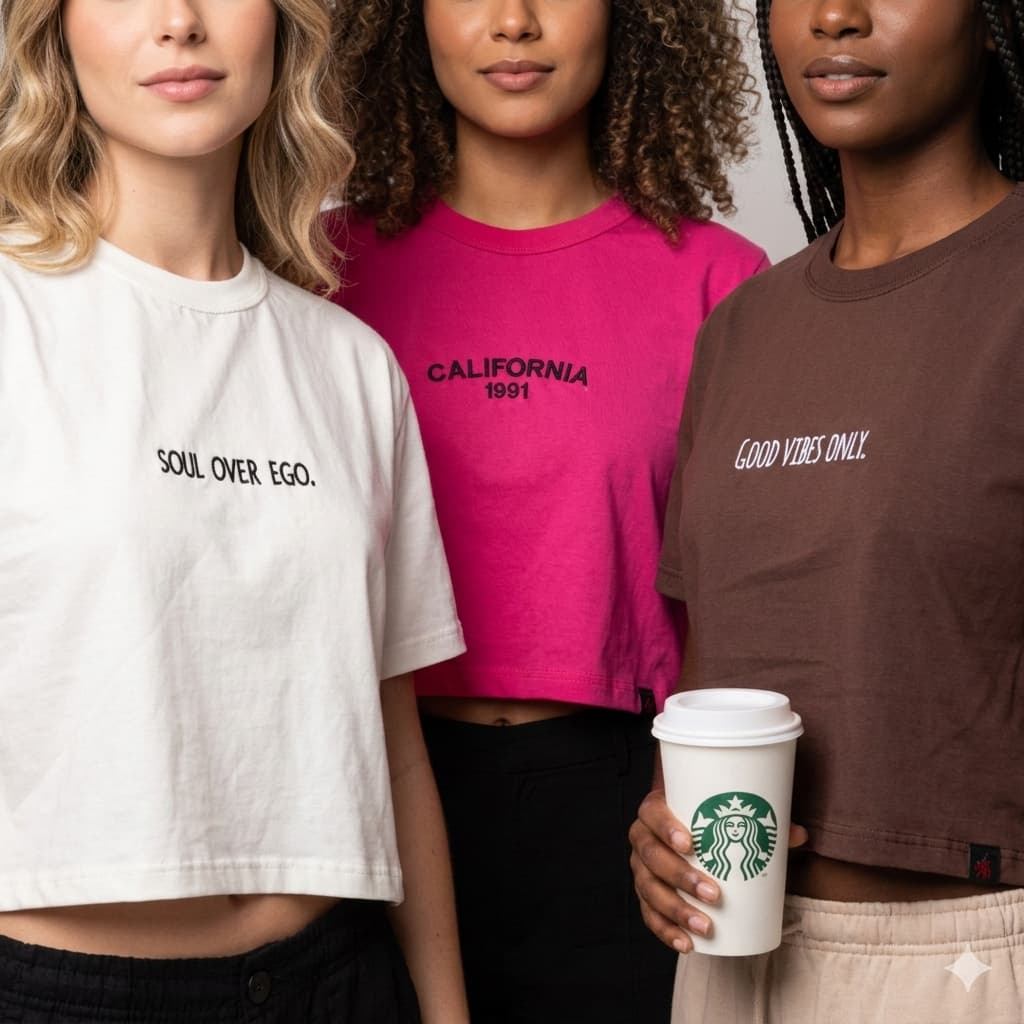 Cropped Feminino básico Cropped confortável para seu dia cropped para academia Cropped canelado Cropped manga curta