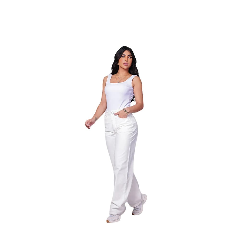Body Feminino Cavado Nas Costas - Decote Em U - Estica Bem Regata Sem Fecho Maiô Com Elastano