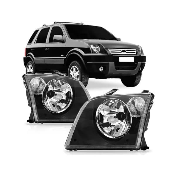 Par Farol Ford EcoSport 2003 2004 2005 2006 2007 Pisca Cristal (LD+LE) - Marca RF