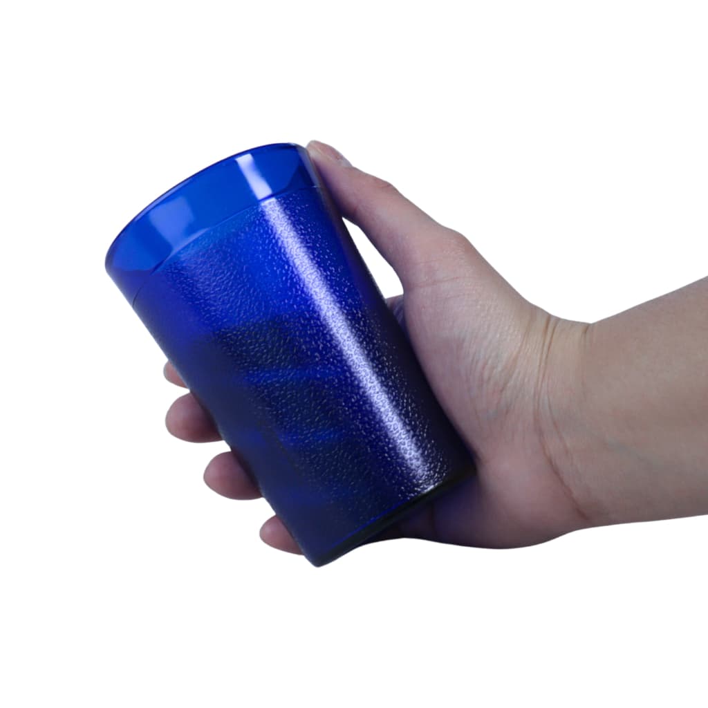 Kit 6 Copos Policarbonato Resistente Inquebrável Azul