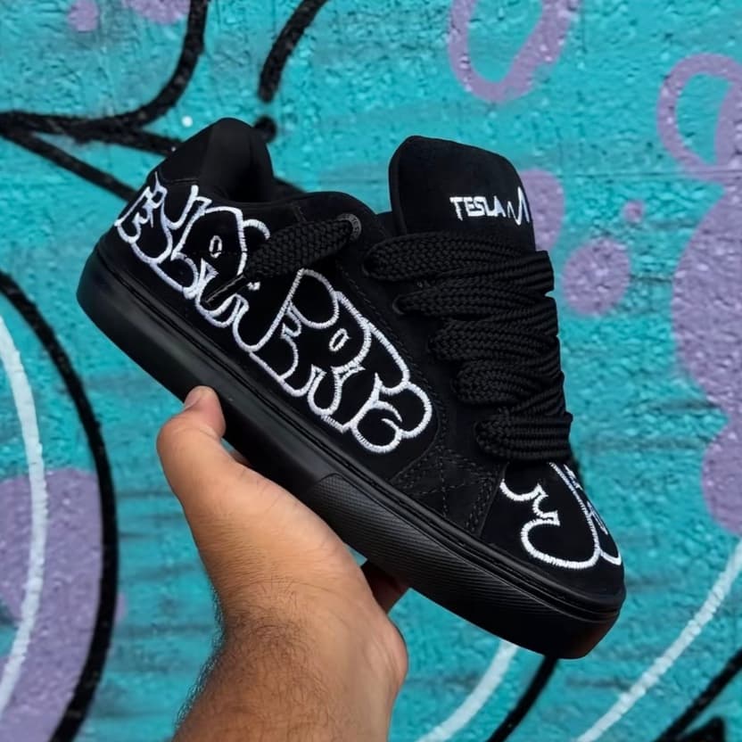 Tênis Skate Hertz ART Masculino Feminino Street Robusto Confortável Solado Resistente Premium