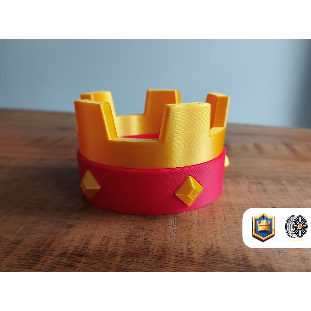 Coroa Clash Royale – Impressão 3D