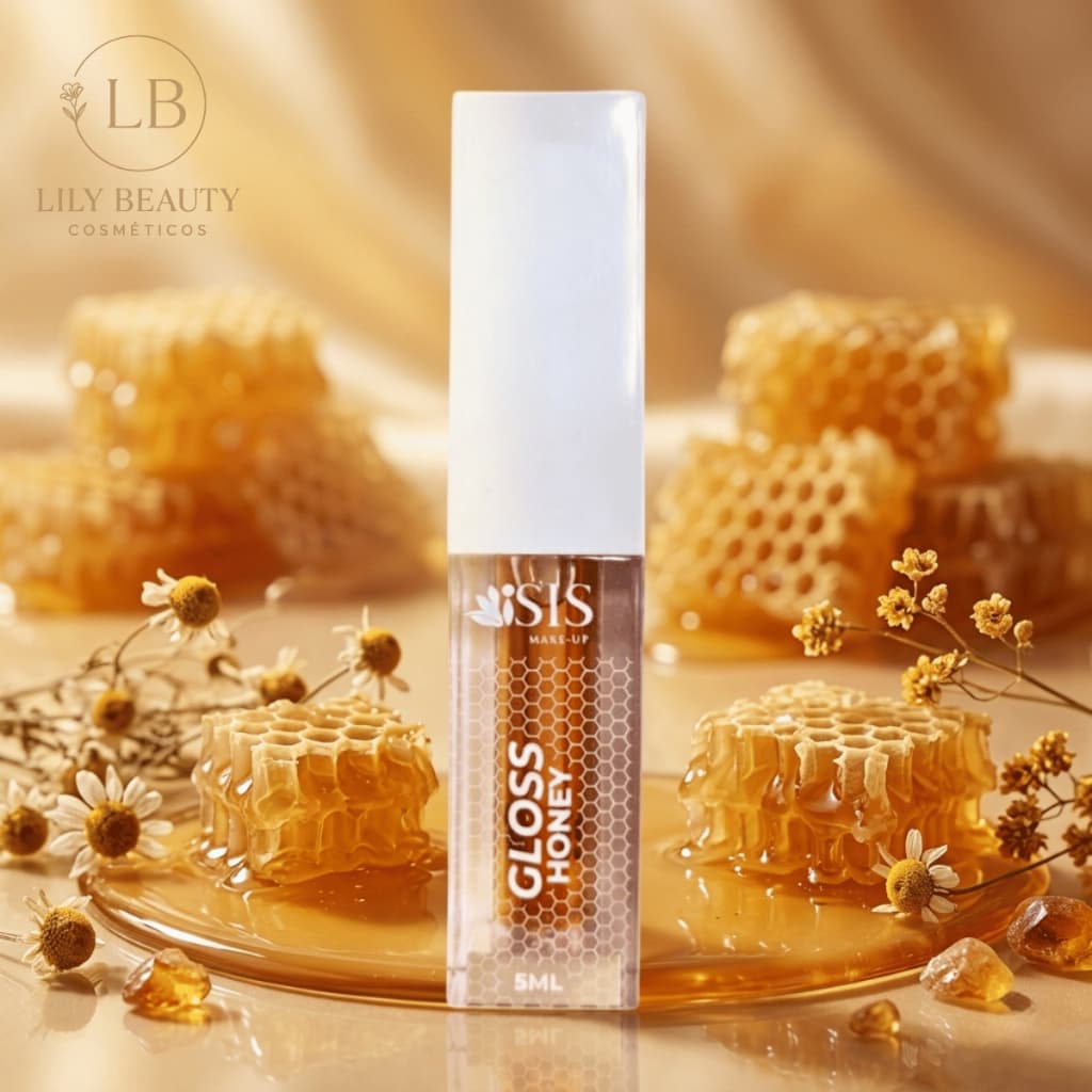 Gloss Honey Isis Makeup Lip Hidratação Mel Boca Lábios
