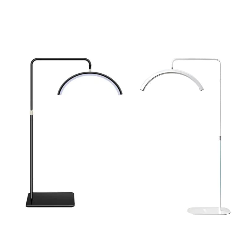 Luminária Arco Meia Lua COR ALEATÓRIA Articulada Estética Manicure Controle Tamanho 180 cm 36W Salão