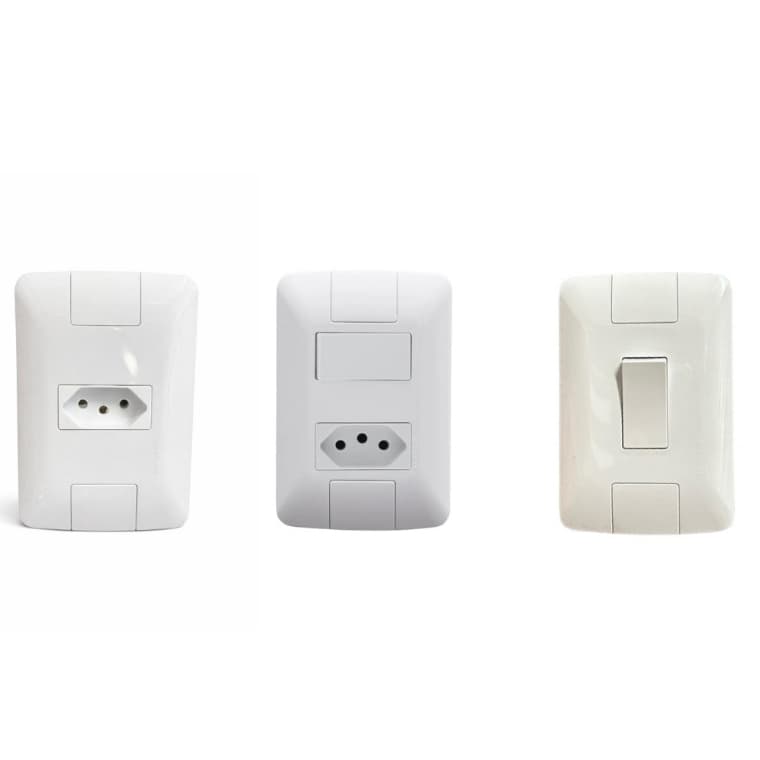 Monte Seu Kit De Tomadas E Interruptores 10A e 20A Modelos Variados
