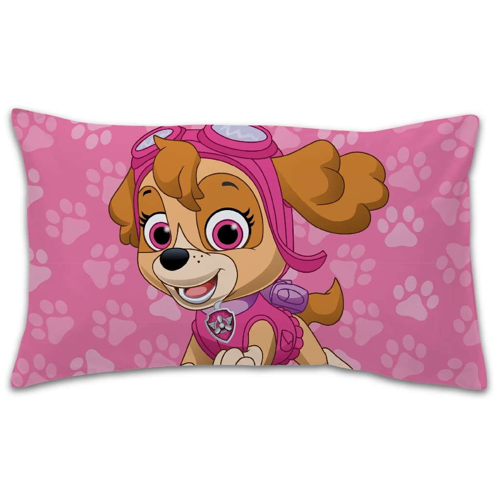 Fronha Infantil Temática De Personagens para Crianças Vários Modelos - Patrulha Rosa (Sky)